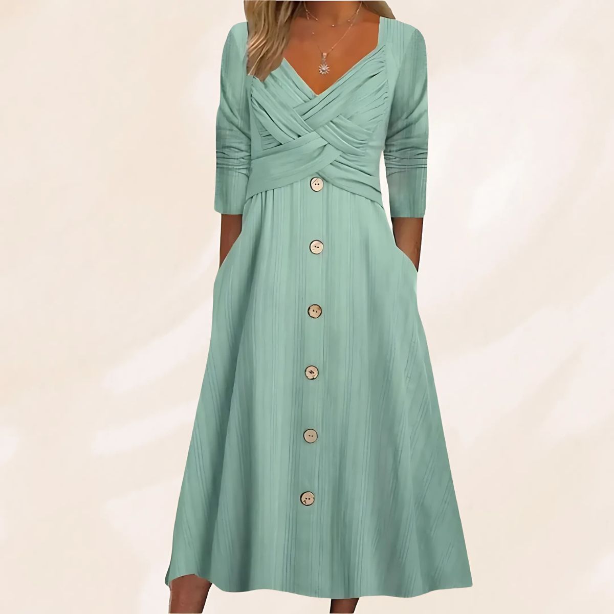 Elina™ | Elegant och Smickrande Klänning