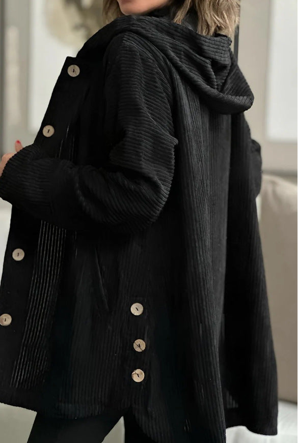 AlvaStockholm™ | Corduroy jacka med huva