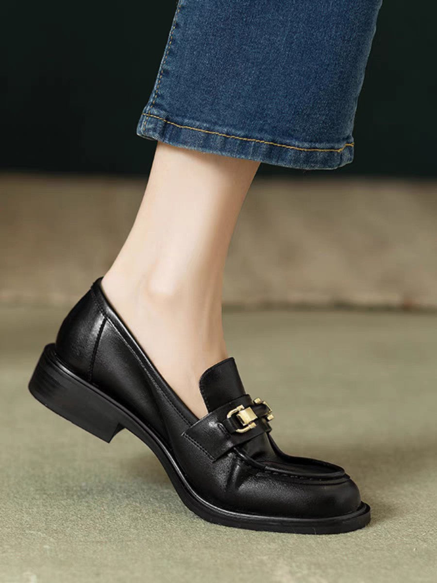 Mary Jane™ | Loafer med tjock klack