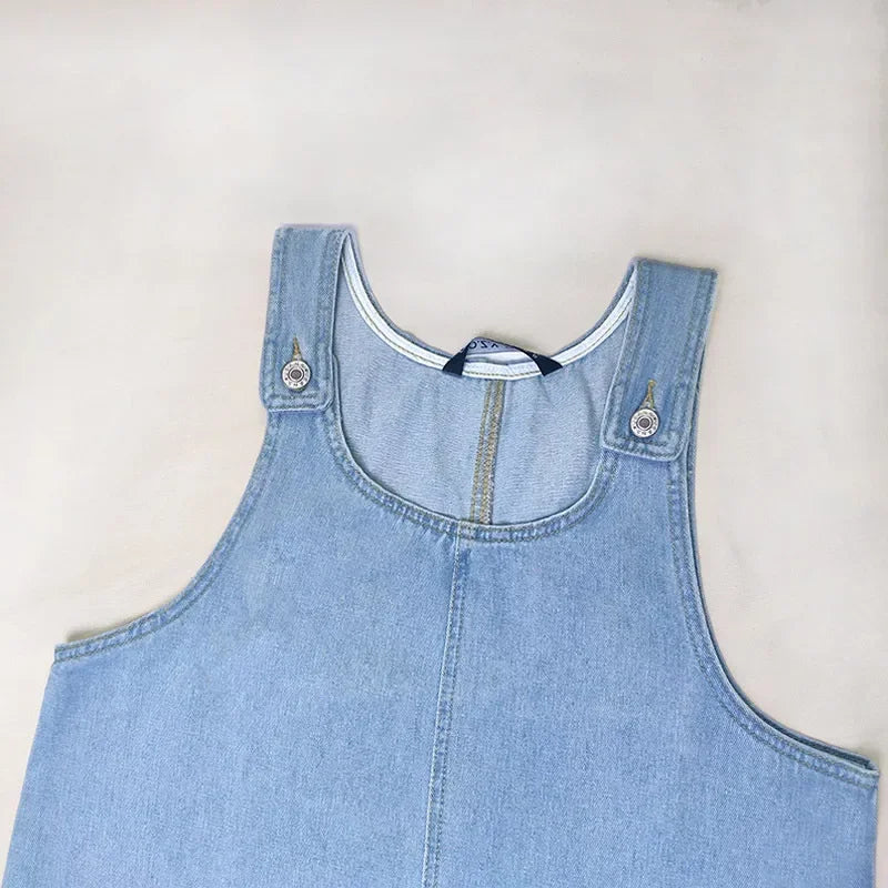 AlvaStockholm™ | Praktisk och Lätt Denim Sommarklänning