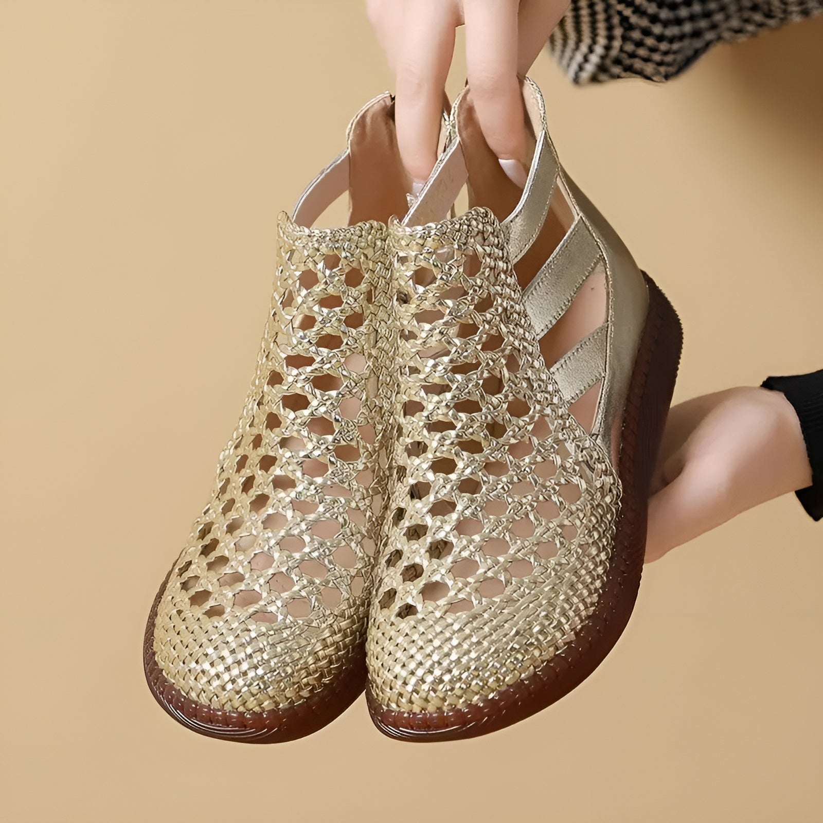 Cornelia™ | Sandalstövlar i Läder