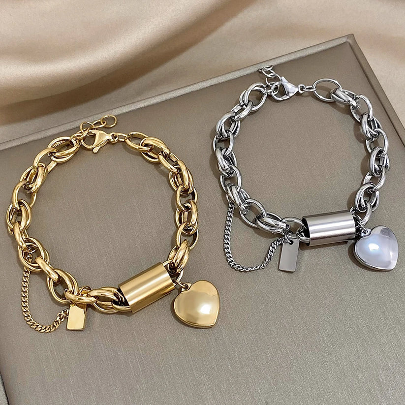 AlvaStockholm™ | Mysigt chunky armband i guld
