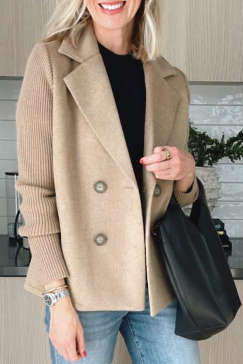 AlvaStockholm™ | Elegant Stickad Ärmlös Blazer