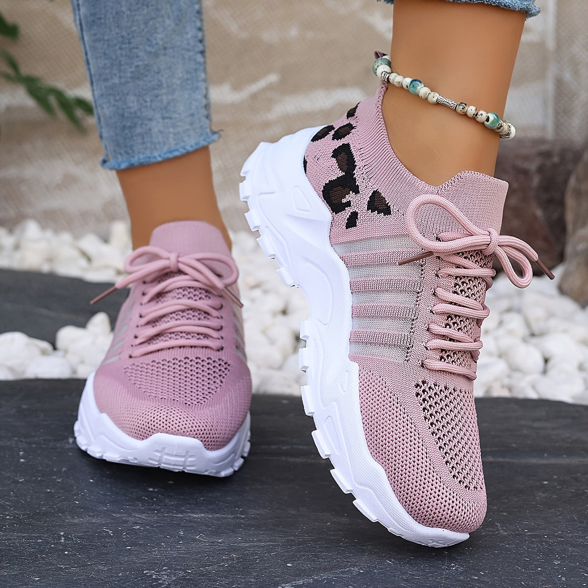 AlvaStockholm™ | Orthopediska bekväma sneakers med panterprint