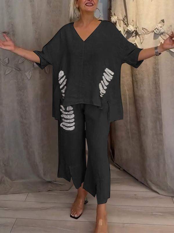 AlvaStockholm™ | Tvådelad sommaroutfit med naturlig elegans och svävande komfort