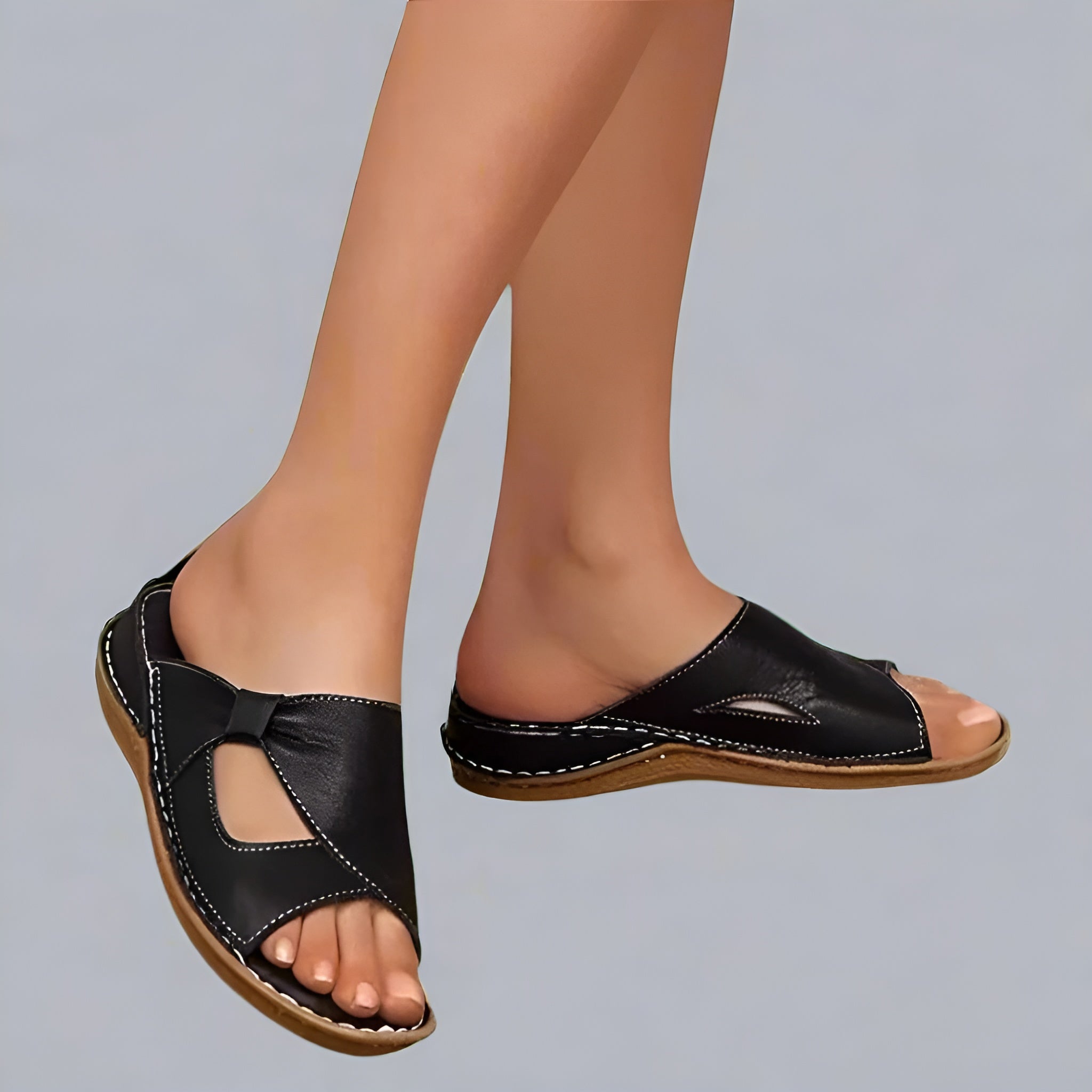 Liora™ | Ortopediska Sandaler Tillverkade av Premiumläder