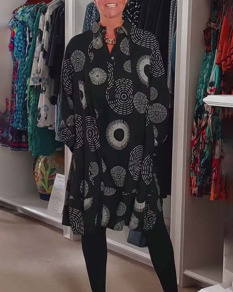 AlvaStockholm™ | Geometrisk Wrap Klänning