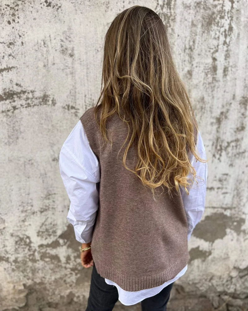 AlvaStockholm™ | Stickad Tröja Väst