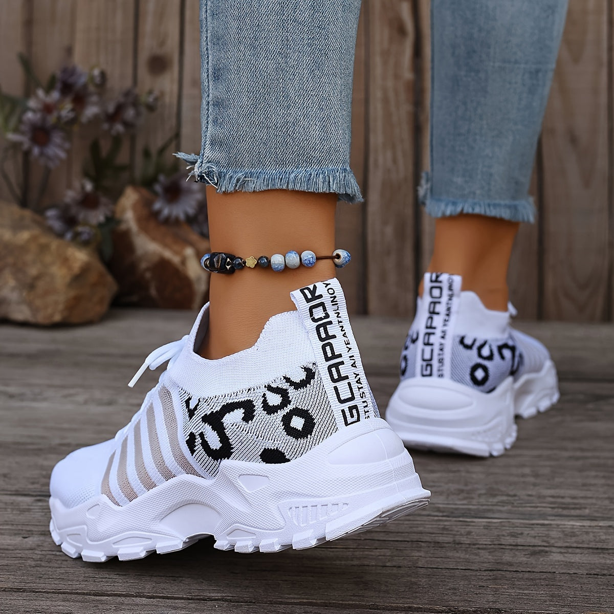 AlvaStockholm™ | Orthopediska bekväma sneakers med panterprint
