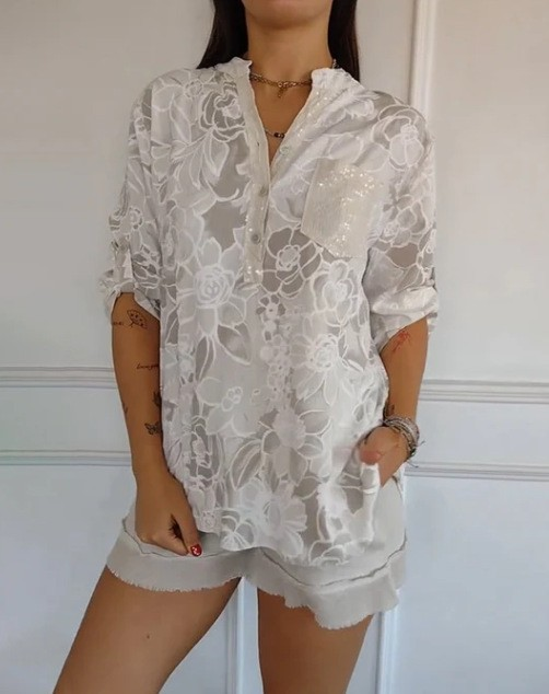 AlvaStockholm™ | Blommönstrad Blus