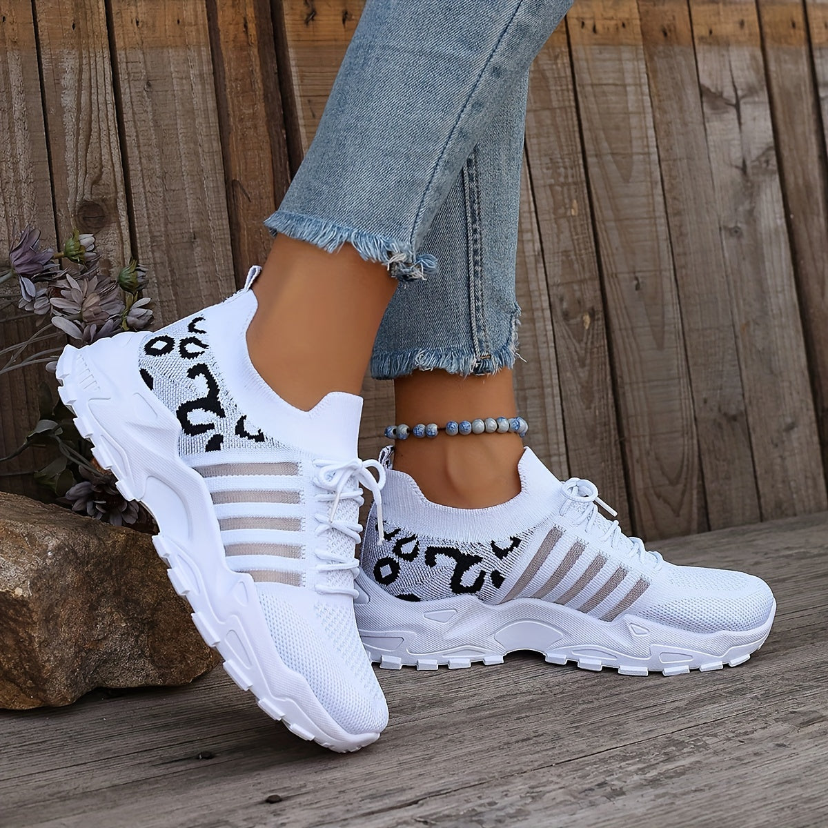 AlvaStockholm™ | Orthopediska bekväma sneakers med panterprint