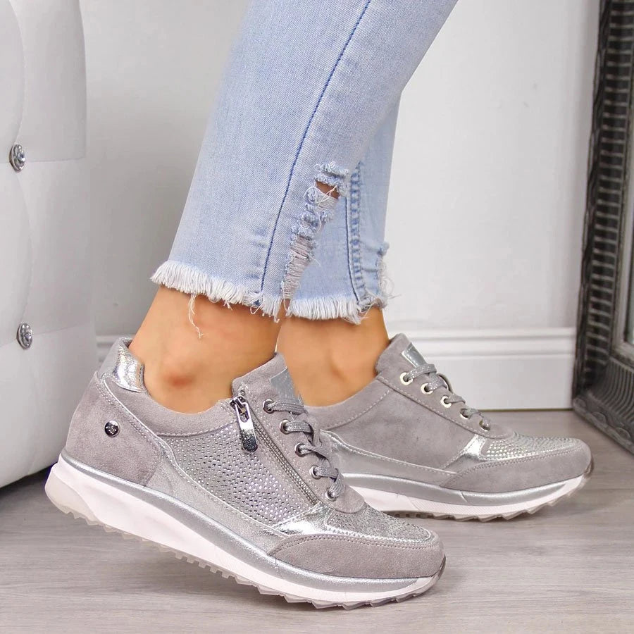 AlvaStockholm™ |  Zip-Up Ortopediska Sneakers