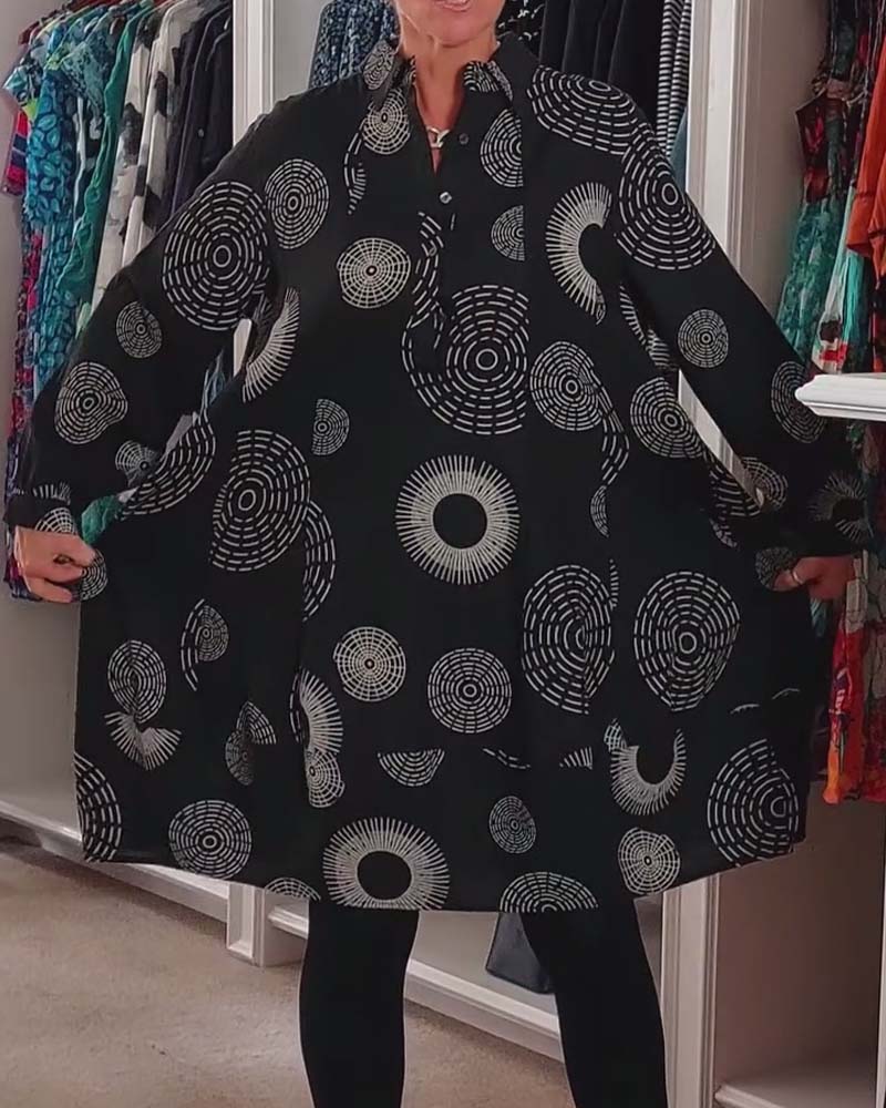 AlvaStockholm™ | Geometrisk Wrap Klänning