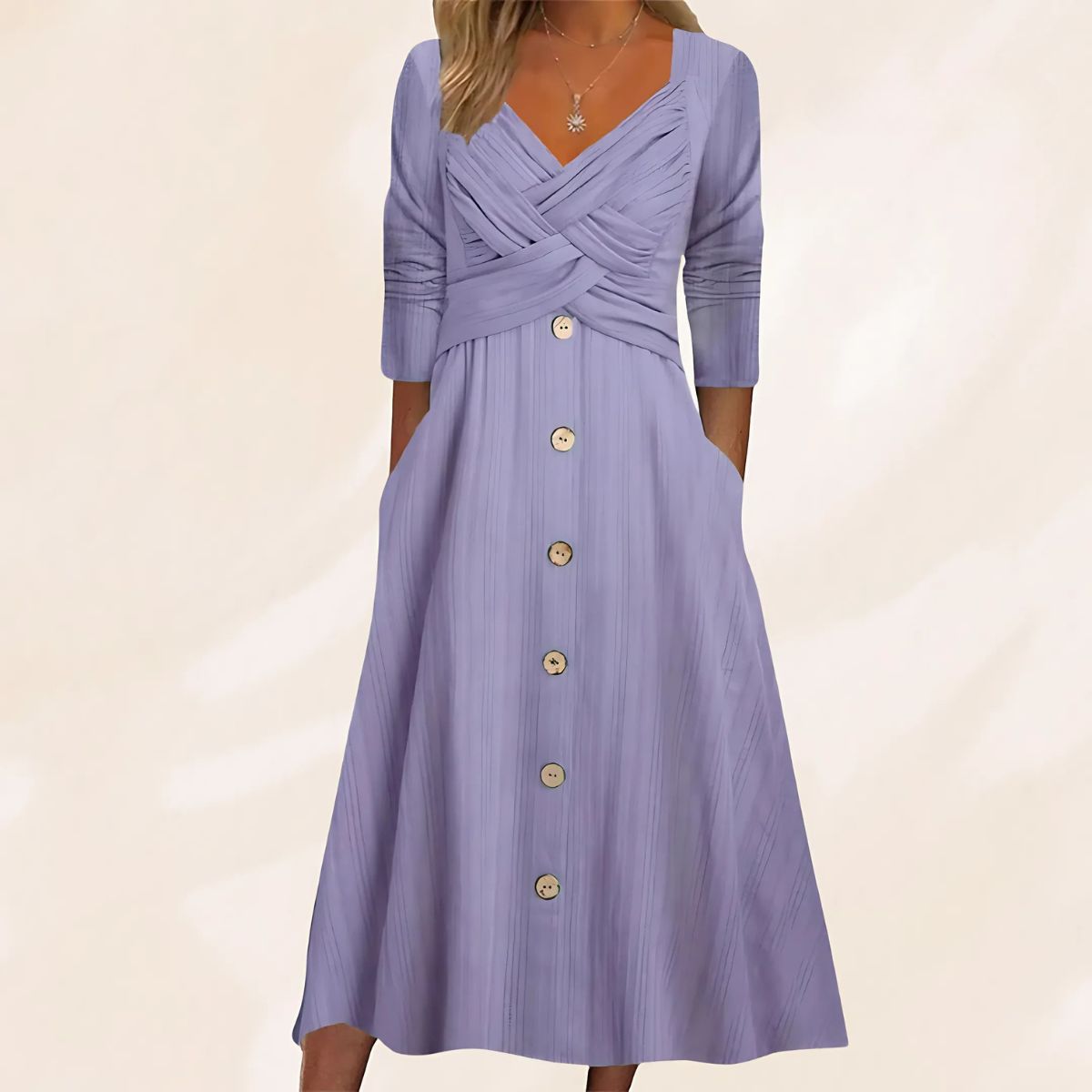 Elina™ | Elegant och Smickrande Klänning