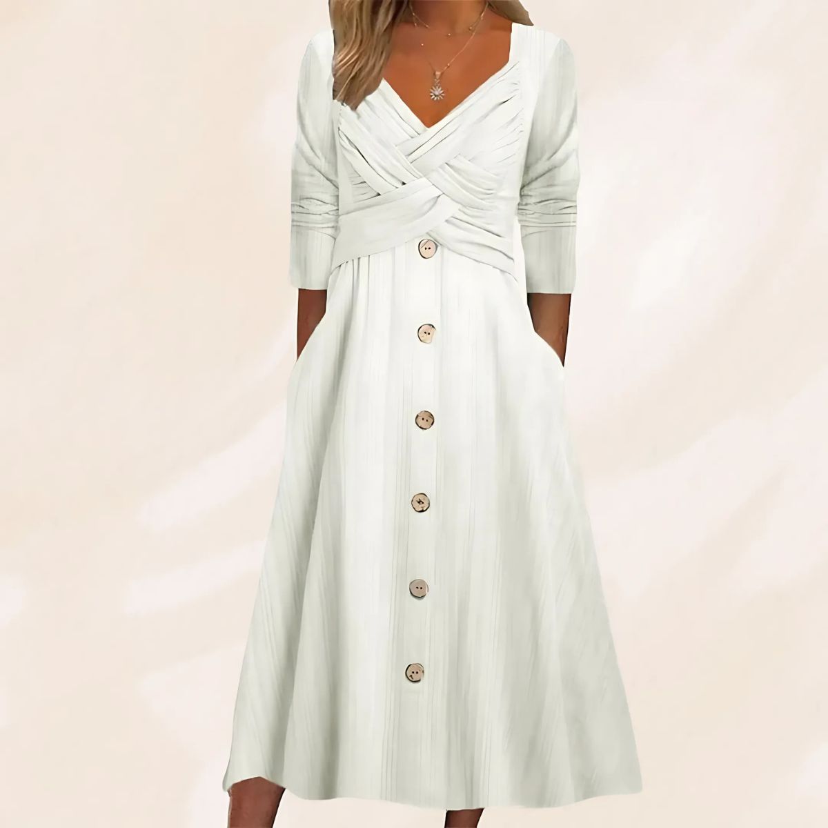Elina™ | Elegant och Smickrande Klänning