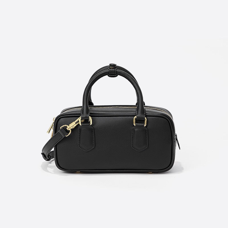 Vintage Äkta Läder Crossbody Handväska