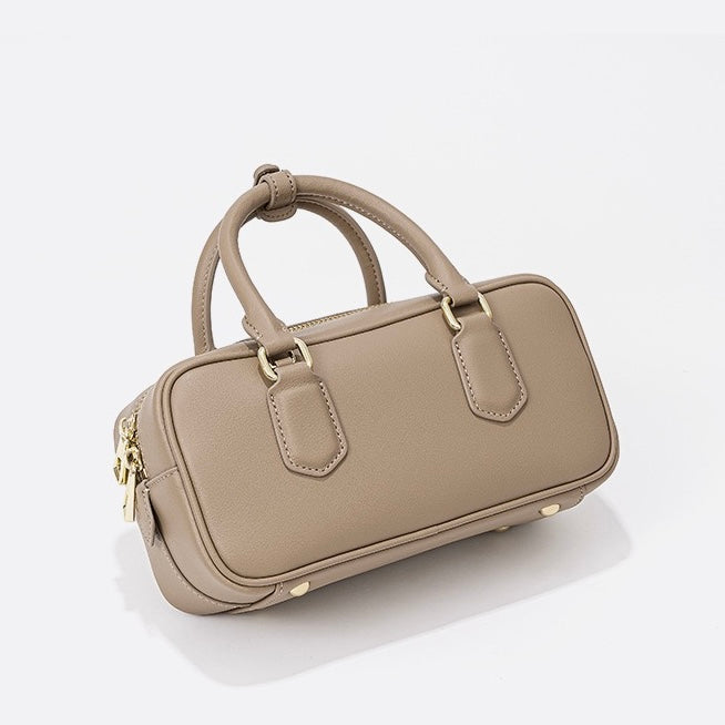 Vintage Äkta Läder Crossbody Handväska