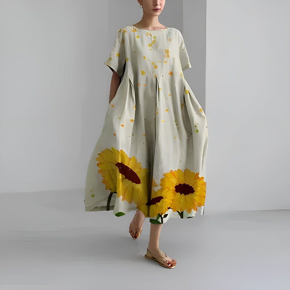 Amaya™ | Bohemisk Blommig Klänning