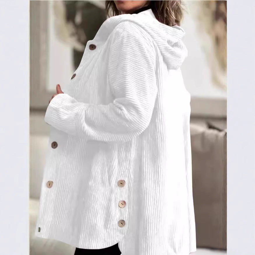AlvaStockholm™ | Corduroy jacka med huva