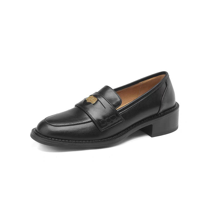 Mary Jane™ | Läderloafers med guldmynt