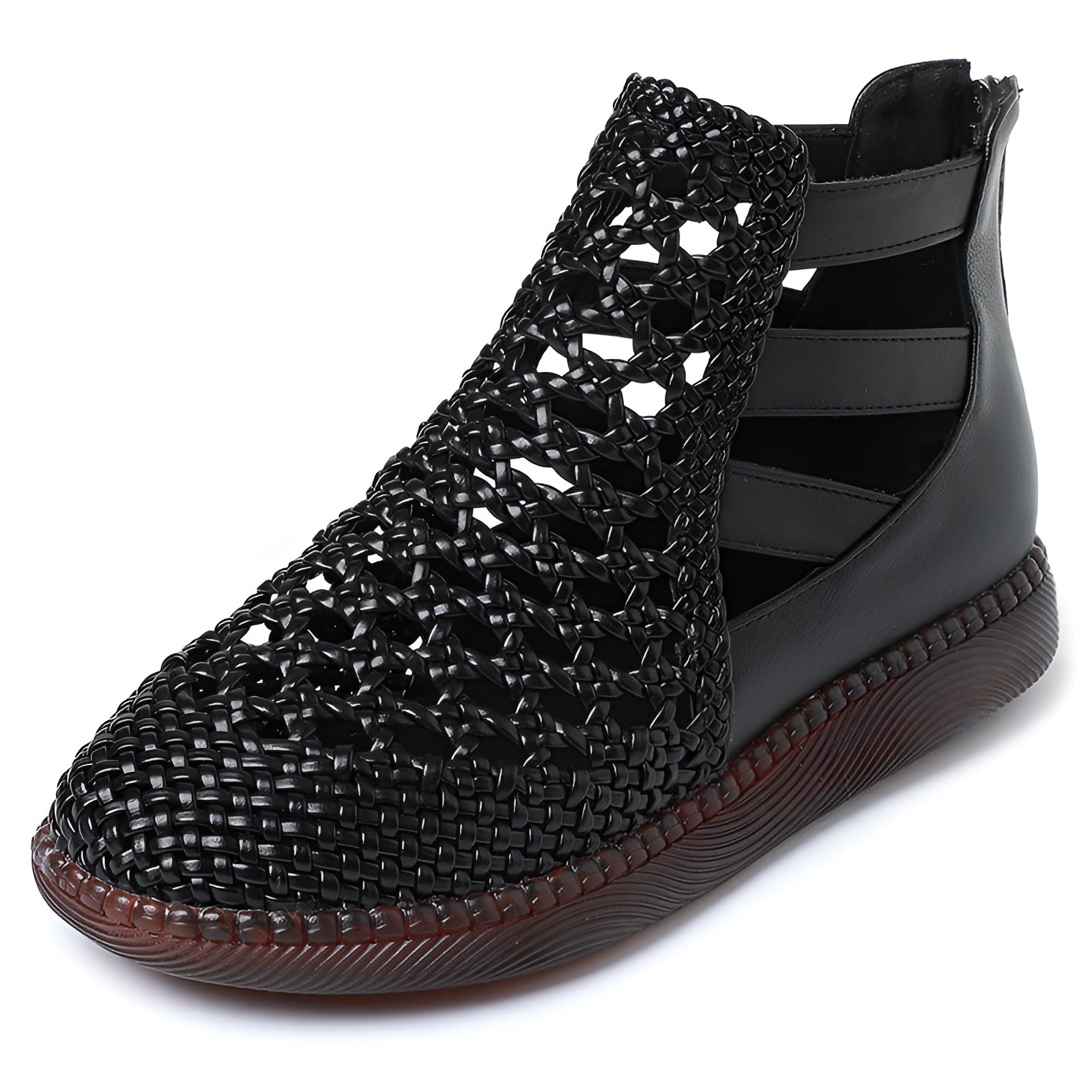 Cornelia™ | Sandalstövlar i Läder