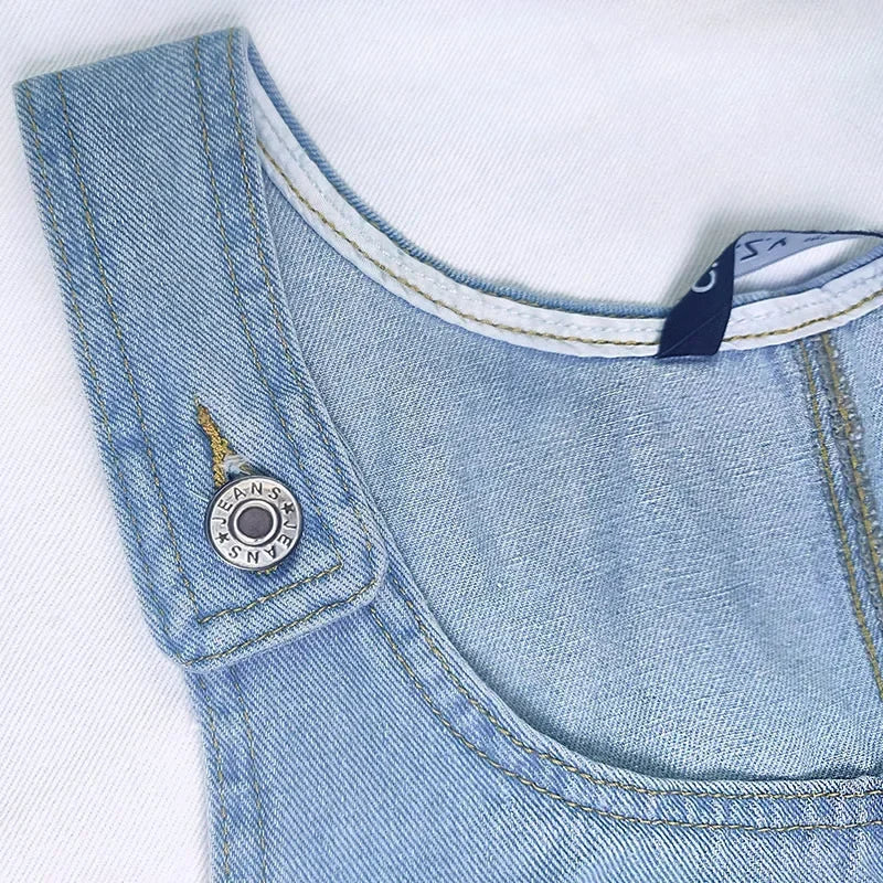 AlvaStockholm™ | Praktisk och Lätt Denim Sommarklänning
