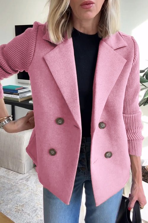 AlvaStockholm™ | Elegant Stickad Ärmlös Blazer