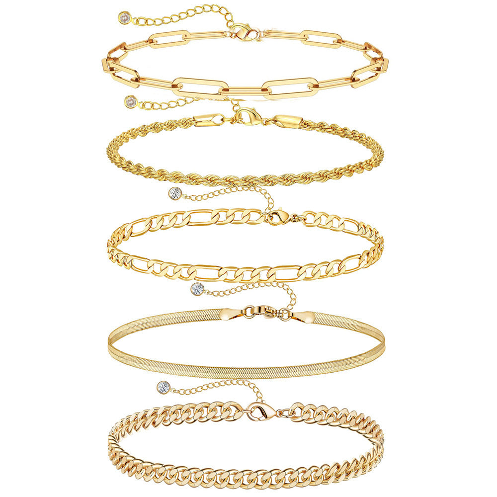 AlvaStockholm™ | Armbandsset i 16k guld