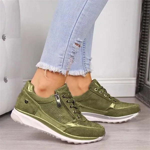 AlvaStockholm™ |  Zip-Up Ortopediska Sneakers