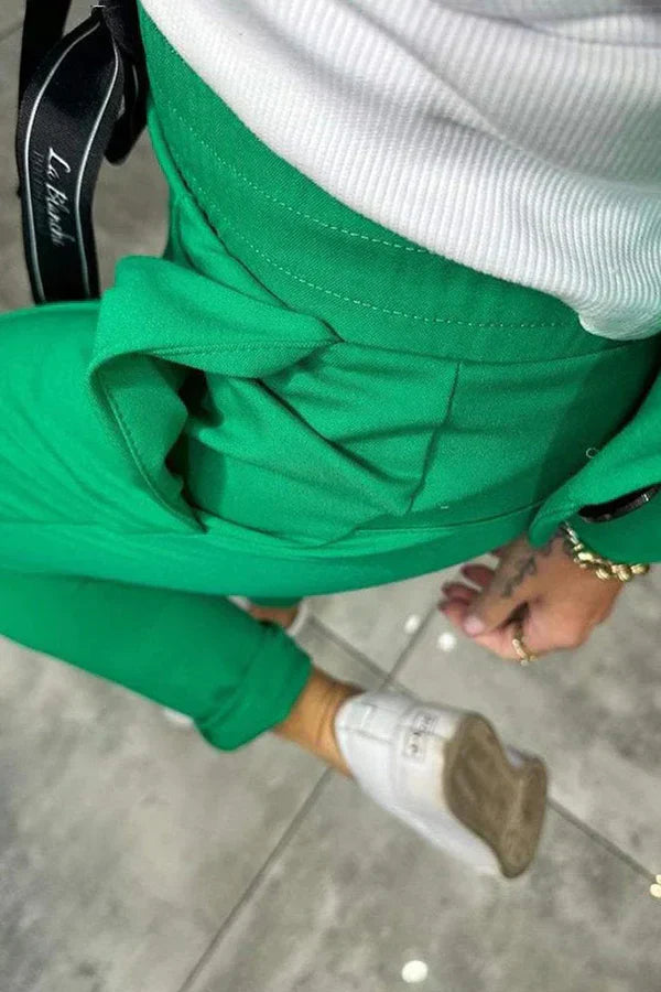 AlvaStockholm™ | Måttsytt Set med Mjuk Blazer och Lätta Joggingbyxor