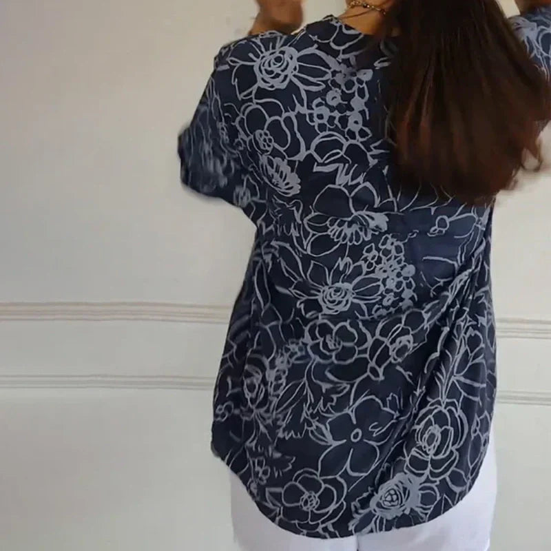 AlvaStockholm™ | Blommönstrad Blus